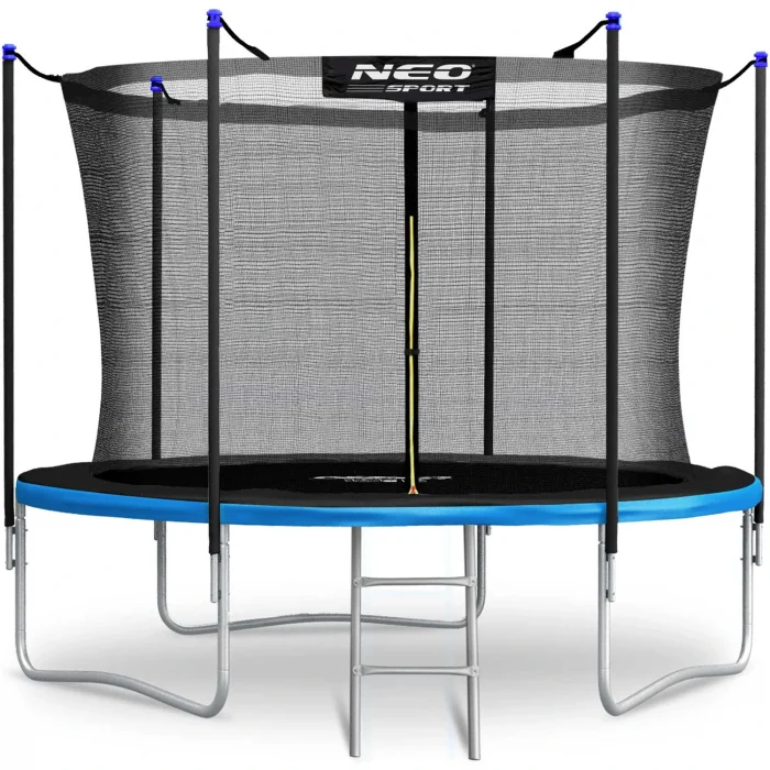 Батут садовий 10ft/312 см з внутрішньою сіткою та драбинкою Neo-Sport - Безпечний та комфортний для всієї родини - Зображення 3