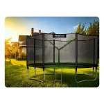 Батут садовий 12ft/374 см з зовнішньою сіткою та драбинкою Neo-Sport - Надійний і комфортний для всіх - Зображення 4