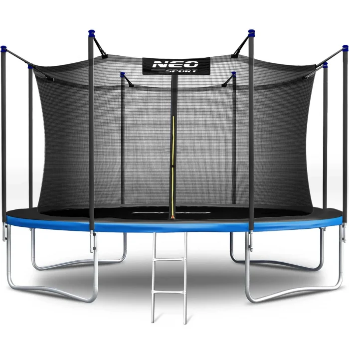 Батут садовий 13ft/404 см з внутрішньою сіткою та драбинкою Neo-Sport - Просторний та зручний для родини - Зображення 2