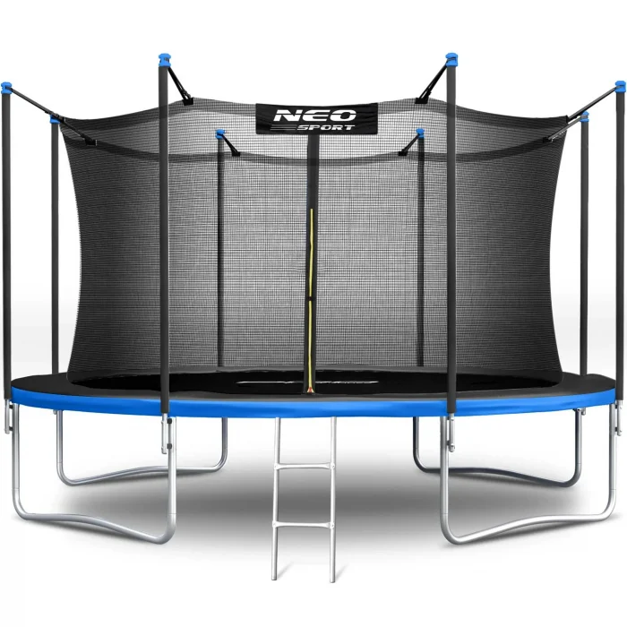 Батут садовий 13ft/404 см з внутрішньою сіткою та драбинкою Neo-Sport - Просторний та зручний для родини - Зображення 7