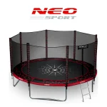 Батут садовий 13ft/404 см з зовнішньою сіткою та драбинкою Neo-Sport - Простір і безпека для активних дітей - Зображення 8