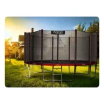 Батут садовий 15ft/465 см з зовнішньою сіткою та драбинкою Neo-Sport - Ідеальний для активного відпочинку - Зображення 4