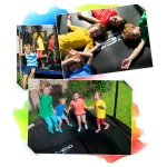 Батут садовий 8ft/252 см з внутрішньою сіткою та драбинкою Neo-Sport - Ідеальний для дітей та дорослих - Зображення 8