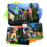 Батут садовий для дітей 140 см 4.5ft Neo-Sport - Веселий і безпечний для малечі - Зображення 12