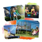 Батут садовий профільований 8ft/252 см з внутрішньою сіткою Neo-Sport - Для активного дозвілля - Зображення 3