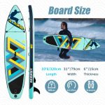 Дошка для SUP WKERSIY SUP1 340 см стабільність і комфорт для водного відпочинку - Зображення 4