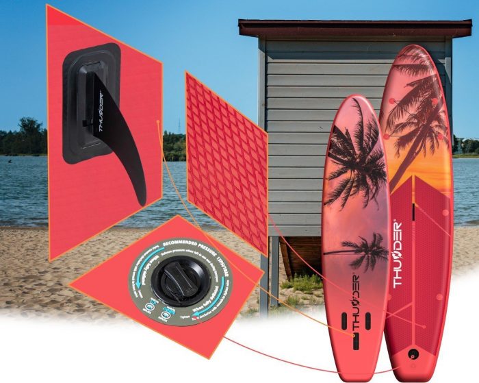 Надувна SUP дошка THUNDER COAST ISLE 320 - Зображення 5