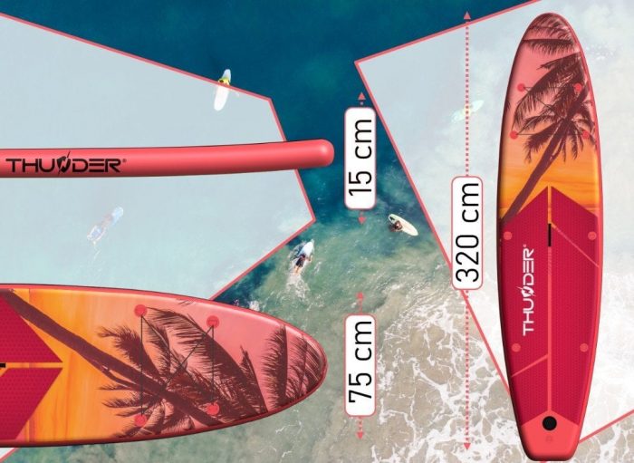 Надувна SUP дошка THUNDER COAST ISLE 320 - Зображення 3