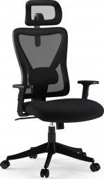 Поворотний стілець Sense7 Tone чорний Елегантний дизайн та максимальний комфорт для вашого інтер'єру