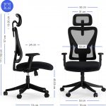 Поворотний стілець Sense7 Tone чорний Елегантний дизайн та максимальний комфорт для вашого інтер'єру - Зображення 3