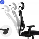 Поворотний стілець Sense7 Tone чорний Елегантний дизайн та максимальний комфорт для вашого інтер'єру - Зображення 5