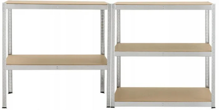 Металевий складський cтелаж 180х90х40см 1000кг RC-K-319 - Зображення 6