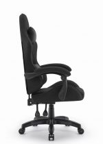 Ігрове крісло CABRO C500 Black fabric чорний стильний дизайн та зручність для геймерів - Зображення 4