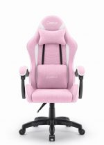 Ігрове крісло CABRO C500 Fabric pinc white (рожеве) стиль та комфорт у кожній деталі для геймерів - Зображення 5