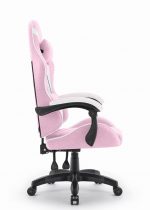 Ігрове крісло CABRO C500 Fabric pinc white (рожеве) стиль та комфорт у кожній деталі для геймерів - Зображення 3