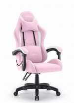 Ігрове крісло CABRO C500 Fabric pinc white (рожеве) стиль та комфорт у кожній деталі для геймерів - Зображення 2