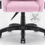 Ігрове крісло CABRO C500 Fabric pinc white (рожеве) стиль та комфорт у кожній деталі для геймерів - Зображення 4