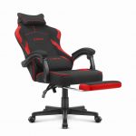 Ігрове крісло CABRO C502 FABRIC чорно-червоний динамічний стиль та комфорт для геймерів - Зображення 2
