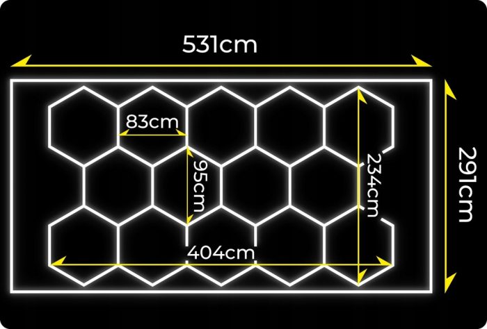 Світлодіодна панель LumiOn 531 x 291 см біла - Зображення 2