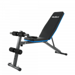 Похила тренувальна лава з фіксаторами для ніг і гумками REBEL ACTIVE RBA-2003 - Зображення 3