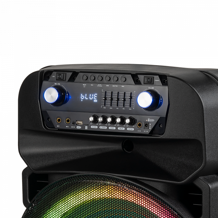 Портативна аудіосистема динамік з 2 мікрофонами Krüger&Matz 60 Вт - Зображення 5