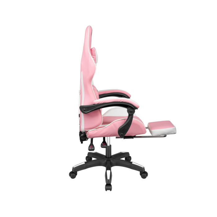 Ігрове Геймерське Крісло Kruger&Matz GX-150 біло-рожевий KM0790-P - Зображення 5