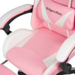 Ігрове Геймерське Крісло Kruger&Matz GX-150 біло-рожевий KM0790-P - Зображення 7