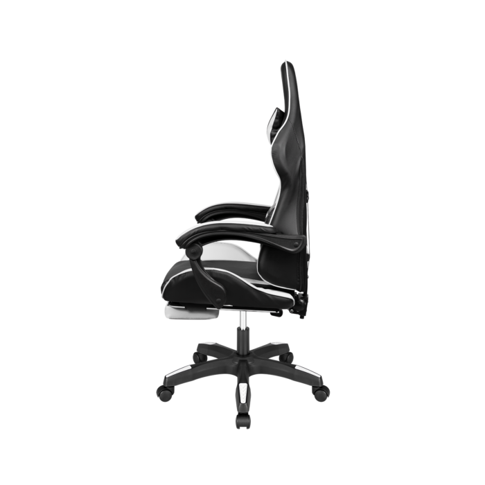 Ігрове Геймерське Крісло Kruger&Matz GX-150 чорно-біле KM0790-BW - Зображення 3