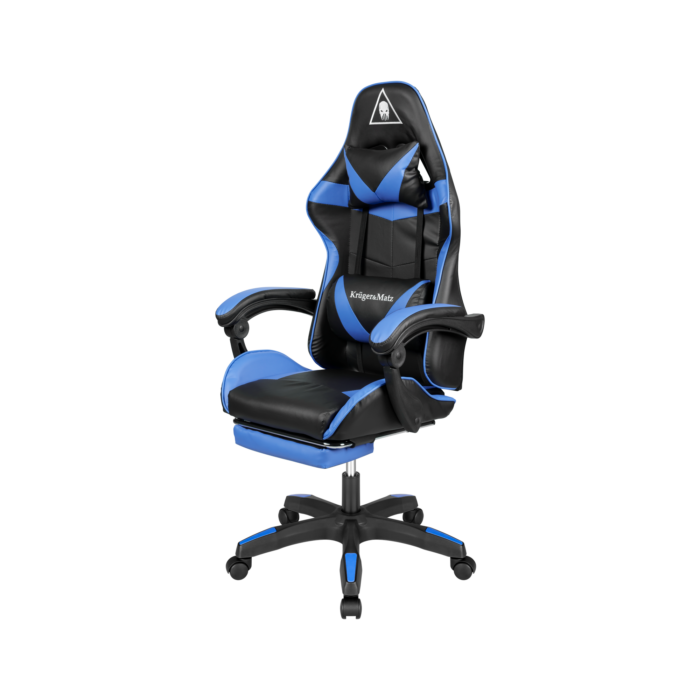 Ігрове Геймерське Крісло Kruger&Matz GX-150 чорно-синє KM0790-BL - Зображення 9