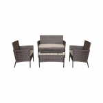 Комплект садових меблів TEESA ROSE коричневий TSA9009