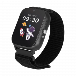 Розумний годинник Garett Kids Tech 4G чорна липучка