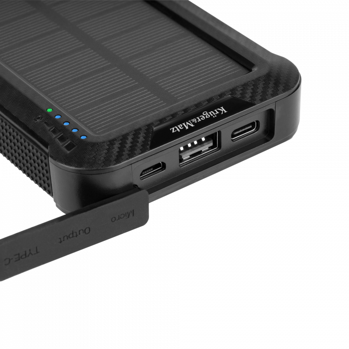 Сонячний акумулятор Повербанк Powerbank Kruger&Matz 10 000 мАг - Зображення 3
