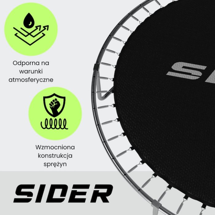 Батут з зовнішньою сіткою Sider 312 см FT 10 (304-312 см) - Зображення 4