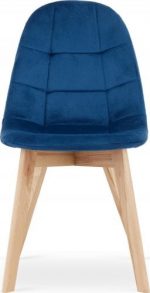 MUFART ALFA  3758 стілець оксамитовий темно-синій - Зображення 3