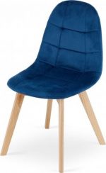 MUFART ALFA  3758 стілець оксамитовий темно-синій - Зображення 6