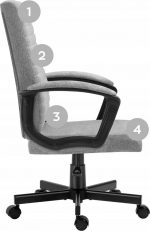 Офісне крісло Markadler BOSS 2.5 Сірого кольору - Зображення 5