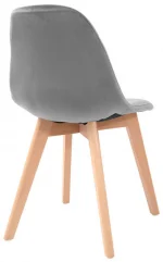 MUFART ALFA 3755 стілець оксамитовий сірий - Зображення 5