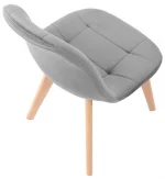 MUFART ALFA 3755 стілець оксамитовий сірий - Зображення 7