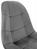 MUFART ALFA 3755 стілець оксамитовий сірий - Зображення 8