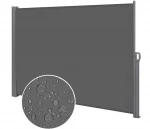 Тент LUARO 180 х 400 см тканина MARKIZA Ikonka Бічний тент для Тераси Темно-сірий - Зображення 3