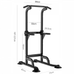 Регульована турніка для підтягувань NN HSD100 з ручками 187-227 см - для дому та залу - Зображення 5