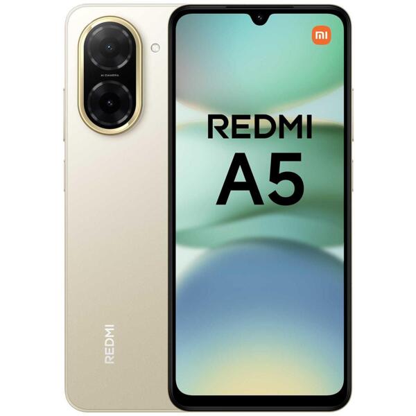 26_600 Xiaomi Redmi A5 3 ГБ / 64 ГБ 4G (LTE) золотий смартфон - Зображення 1