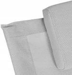 Шезлонг сірий алюмінієвий Nuforma 04K KJL01AOSZ - Зображення 7