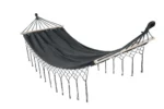 Підвісний гамак з бахромою 280x100 см Focus Garden HAWAII 005797 Dark Grey - Зображення 2