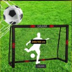Портативні футбольні ворота GALAXIA 240 x 160 x 85 см - Зображення 4