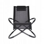 Шезлонг чорний алюмінієвий Nuforma 04K KJL01AOC - Зображення 4