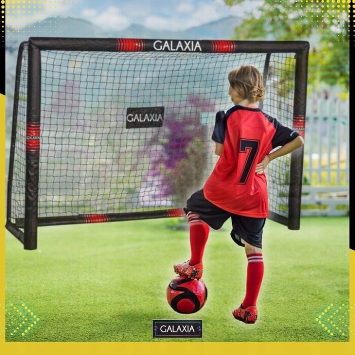 Портативні футбольні ворота GALAXIA 180 x 120 x 60 см - Зображення 1