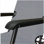 Розкладний пляжний лежак ADGO ADG.I-H253 сірий - Зображення 5