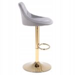 Барне крісло XENA01-GR-GL сірий оксамит на золотій основі - Зображення 3