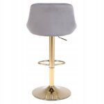 Барне крісло XENA01-GR-GL сірий оксамит на золотій основі - Зображення 5